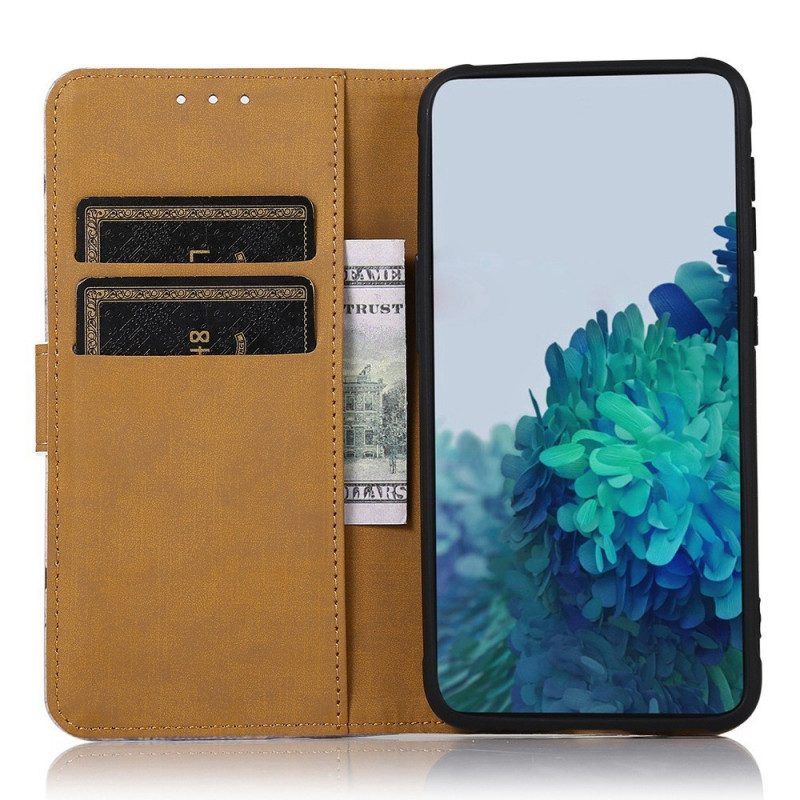 Leren Hoesje voor Sony Xperia 1 IV Bloeiende Boom