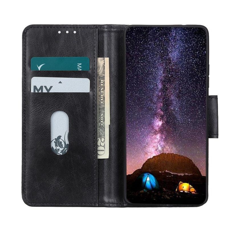 Leren Hoesje voor Sony Xperia 1 IV Stijl Lederen Gesp Omkeerbaar