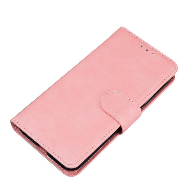 Leren Hoesje voor Xiaomi 12 Pro Effen Leer