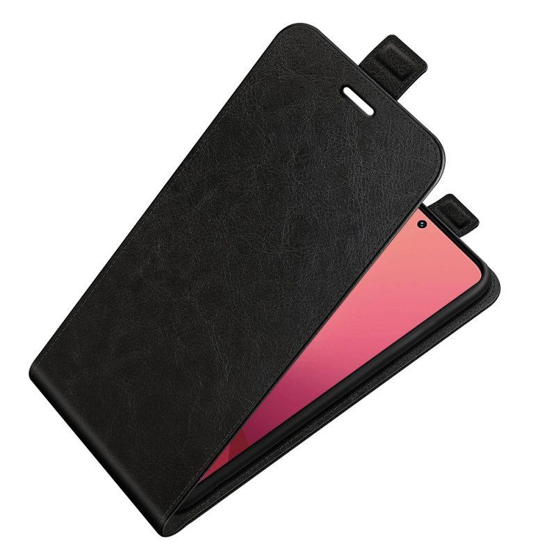 Leren Hoesje voor Xiaomi 12 Pro Folio-hoesje Verticale Flap Leer Effect