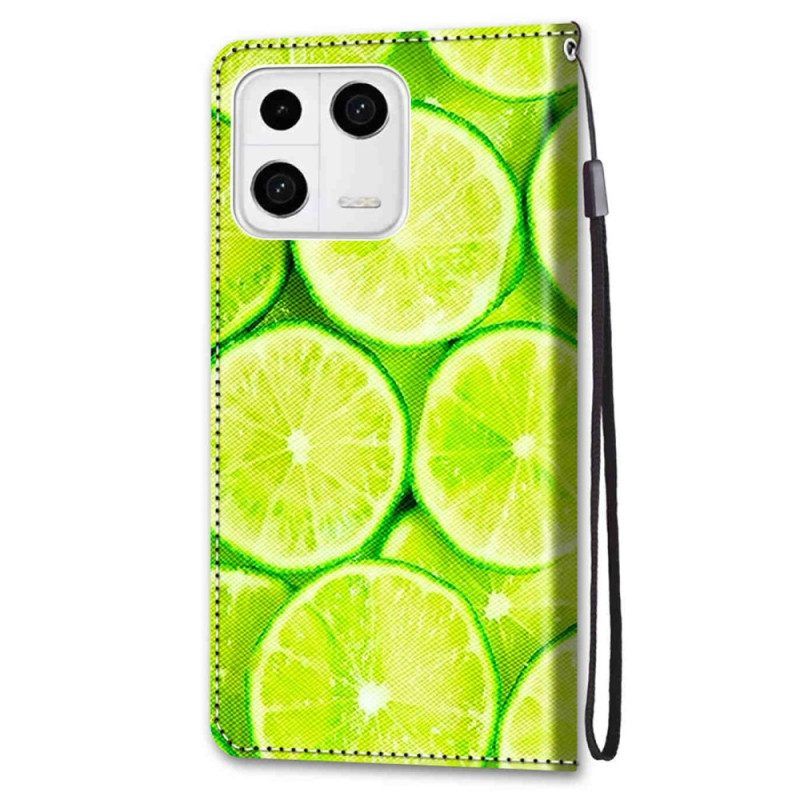 Leren Hoesje voor Xiaomi 13 Limoenen