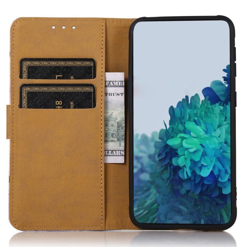 Leren Hoesje voor Xiaomi 13 Pro Bloeiende Boom