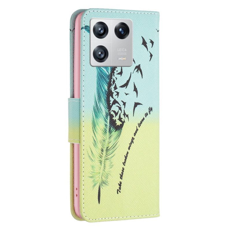 Leren Hoesje voor Xiaomi 13 Veerkracht