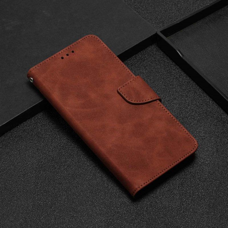 Leren Hoesje voor Xiaomi Redmi A1 Lanyard In Effen Kleur