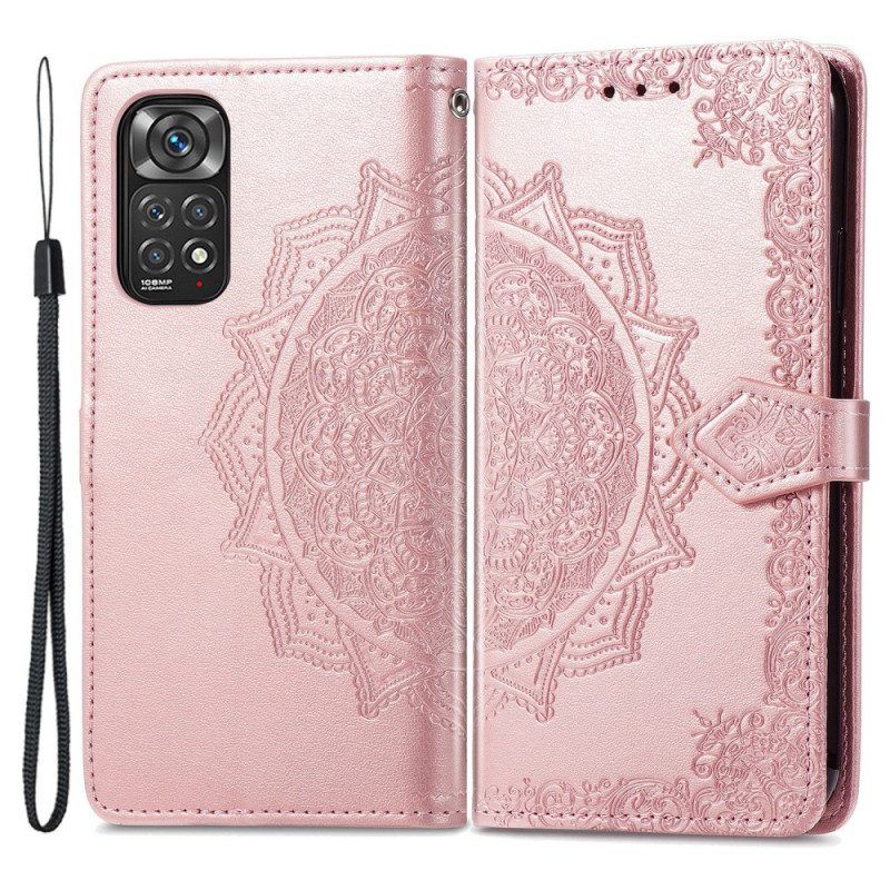 Leren Hoesje voor Xiaomi Redmi Note 11 / 11S Mandala Middeleeuwen