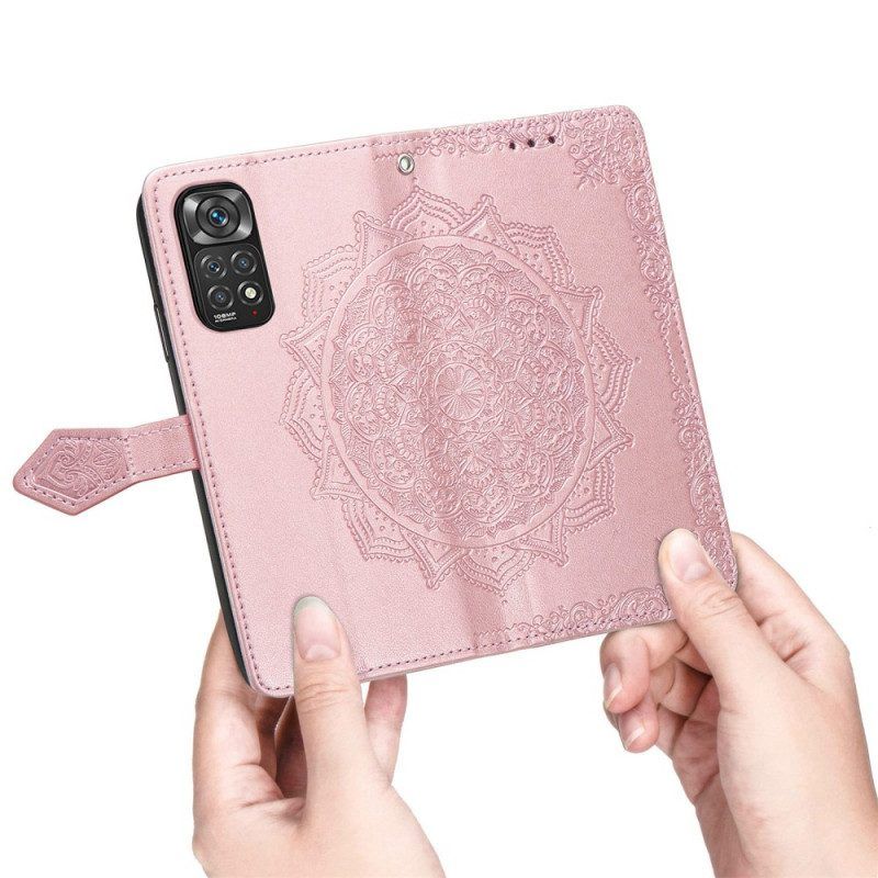 Leren Hoesje voor Xiaomi Redmi Note 11 / 11S Mandala Middeleeuwen