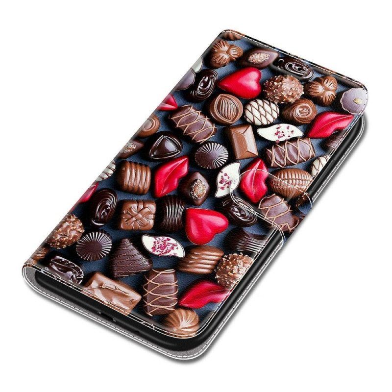 Leren Hoesje voor Xiaomi Redmi Note 11 Pro Plus 5G Chocolade