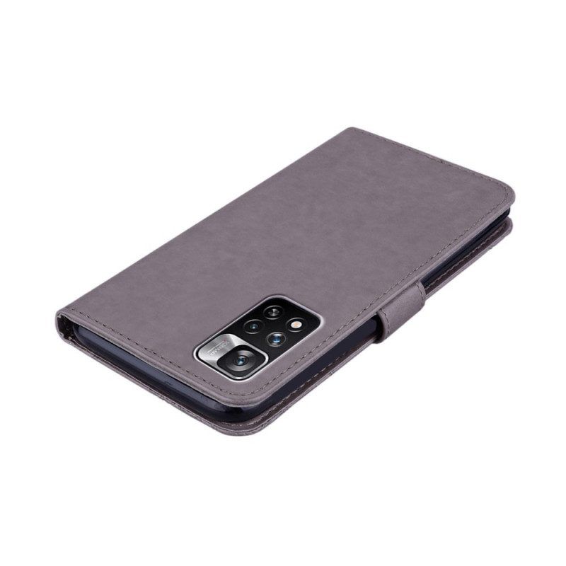 Leren Hoesje voor Xiaomi Redmi Note 11 Pro Plus 5G Mandala Uil