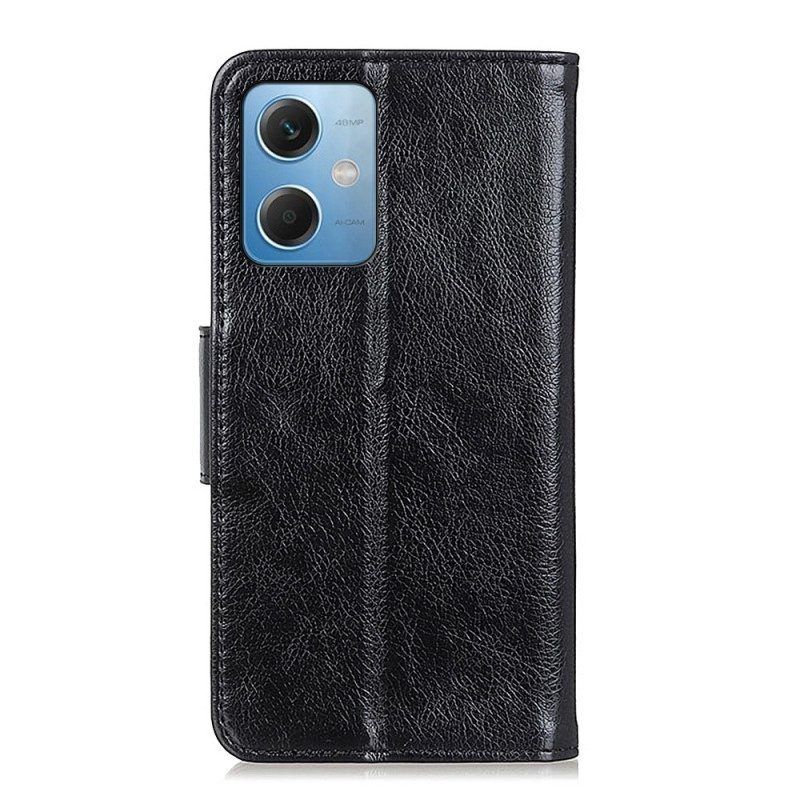 Leren Hoesje voor Xiaomi Redmi Note 12 5G Splitnappaleer