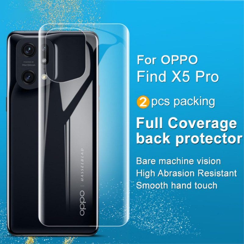 Oppo Find X5 Pro Scherm- En Rugbeschermingsfolie