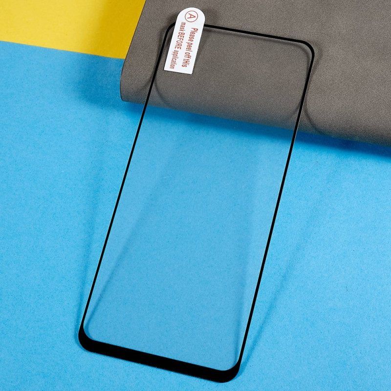 Oppo Reno 8 Screenprotector Van Gehard Glas Zwarte Randen