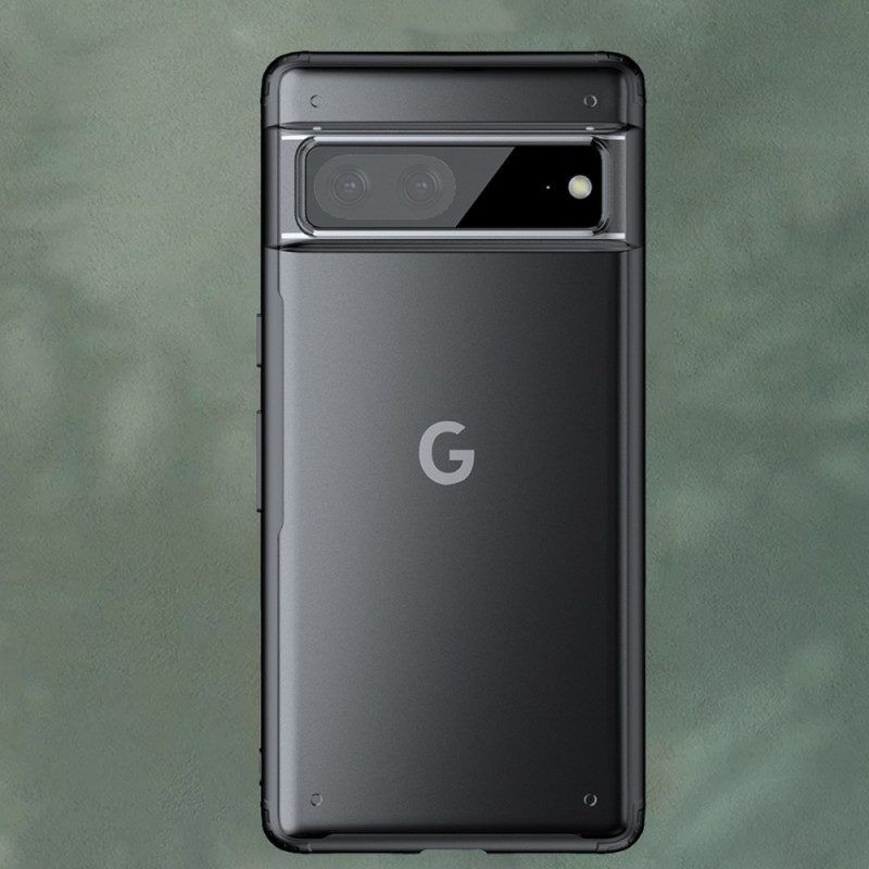 Telefoonhoesje voor Google Pixel 7 Doorschijnende Siliconen Randen