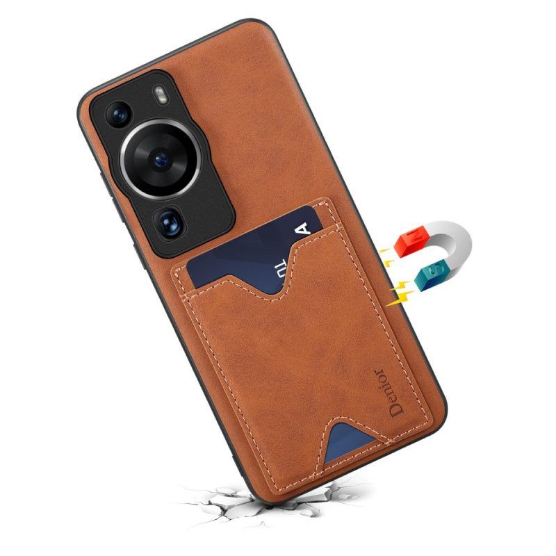 Telefoonhoesje voor Huawei P60 Pro Denior-kaarthouder