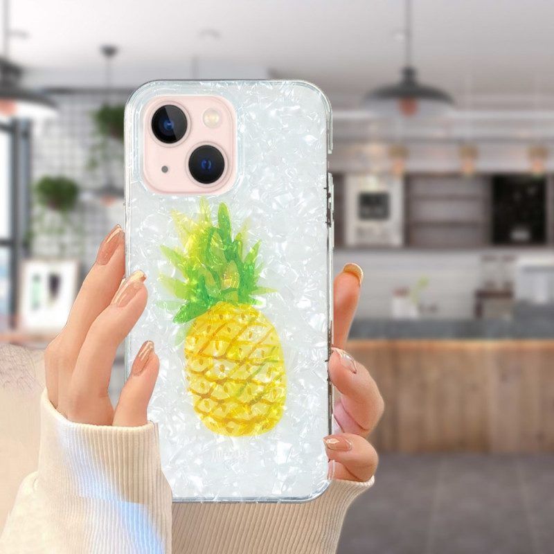 Telefoonhoesje voor iPhone 15 Plus Ananas