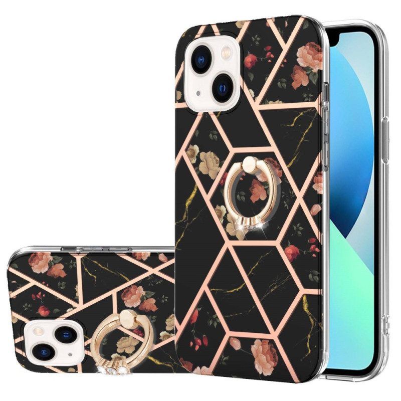 Telefoonhoesje voor iPhone 15 Plus Bloemenringhouder