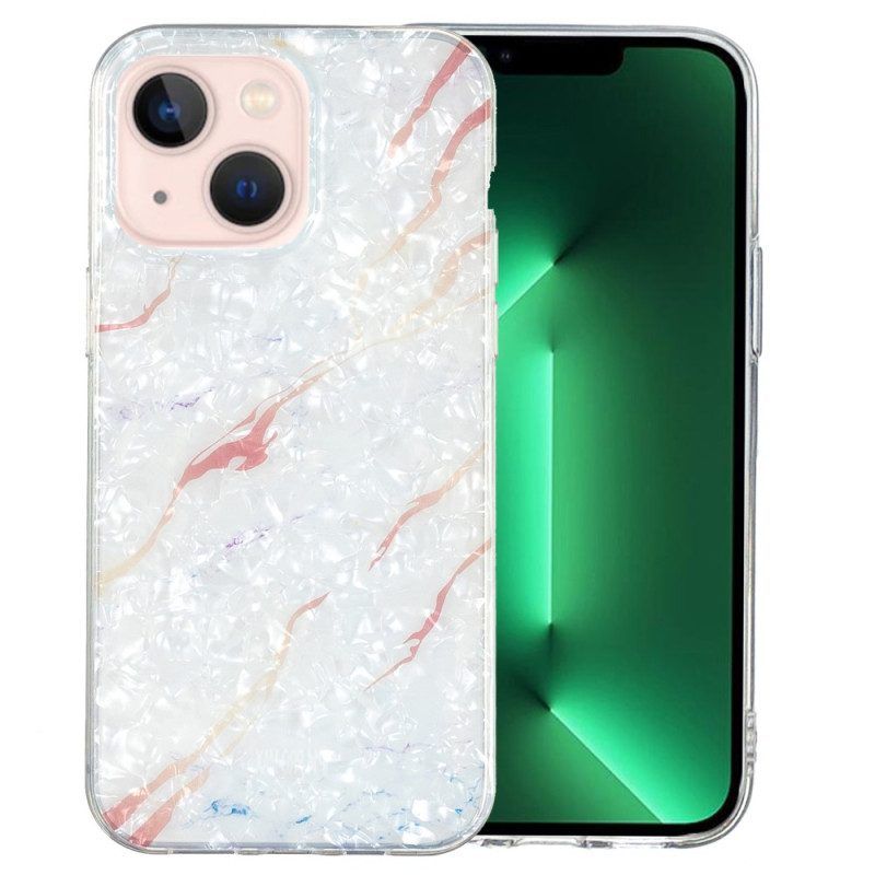 Telefoonhoesje voor iPhone 15 Plus Gekleurd Marmer