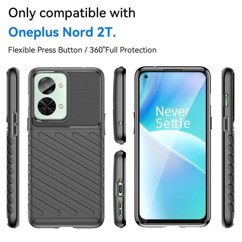 Telefoonhoesje voor OnePlus Nord 2T 5G Siliconen Twill