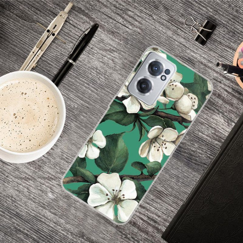 Telefoonhoesje voor OnePlus Nord CE 2 5G Lelietje-van-dalen Bloemen