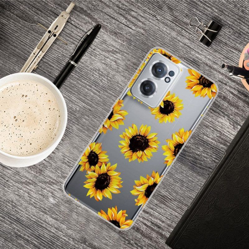 Telefoonhoesje voor OnePlus Nord CE 2 5G Zonnebloemen