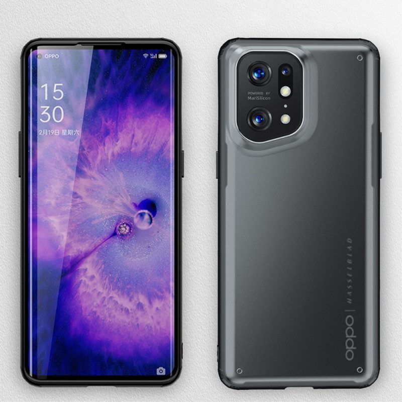 Telefoonhoesje voor Oppo Find X5 Pro Bevroren