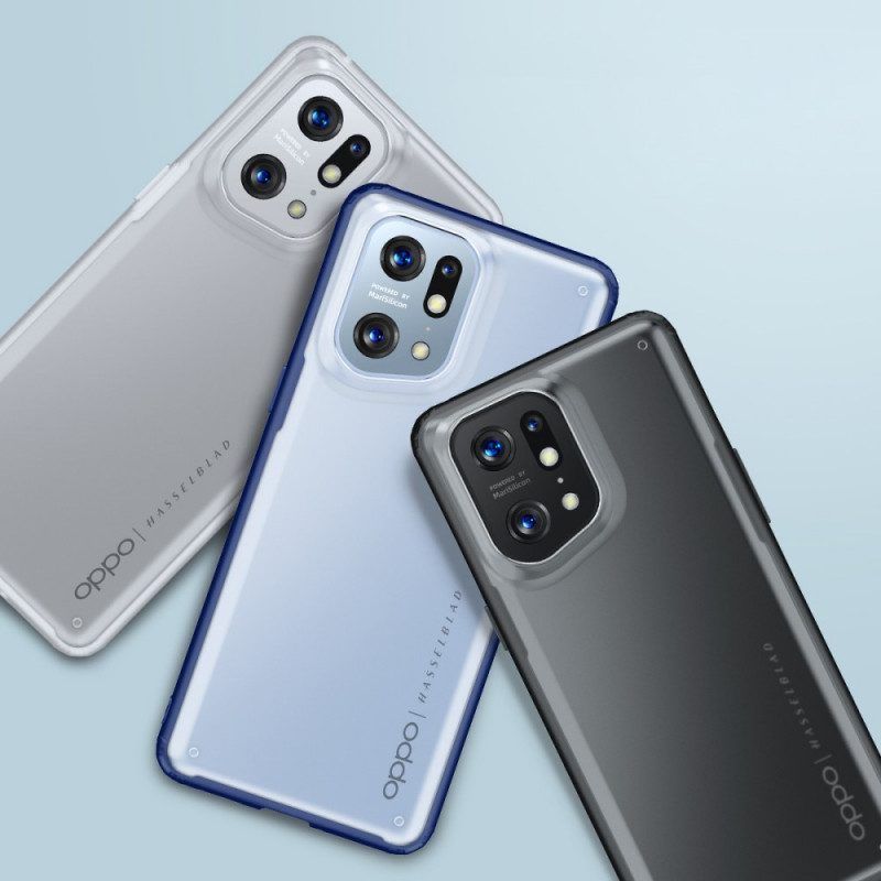 Telefoonhoesje voor Oppo Find X5 Pro Bevroren