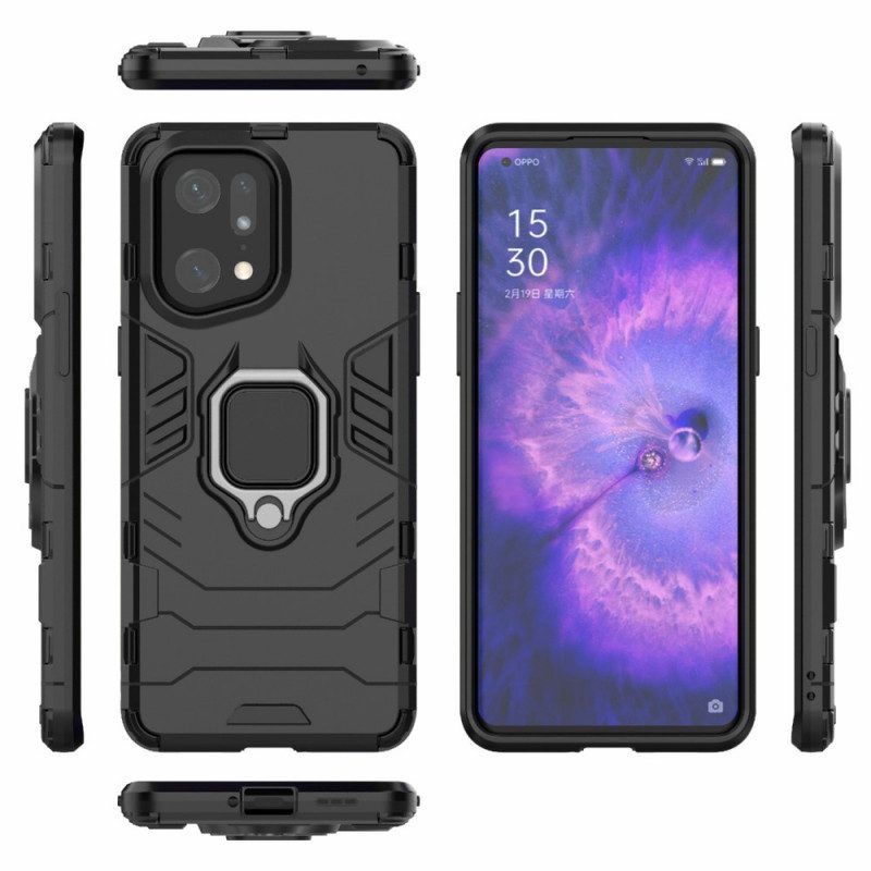 Telefoonhoesje voor Oppo Find X5 Pro Ringbestendig