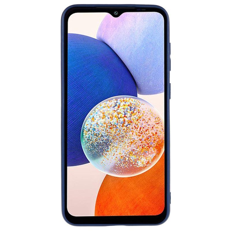 Telefoonhoesje voor Samsung Galaxy A14 / A14 5G Flexibele Siliconen Mat