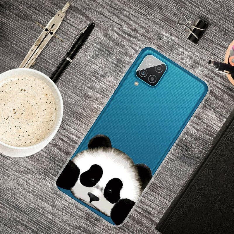 Telefoonhoesje voor Samsung Galaxy M12 / A12 Naadloze Panda