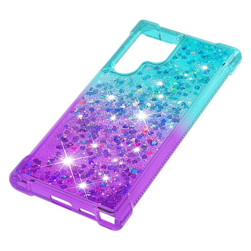 Telefoonhoesje voor Samsung Galaxy S22 Ultra 5G Pailletten Kleuren