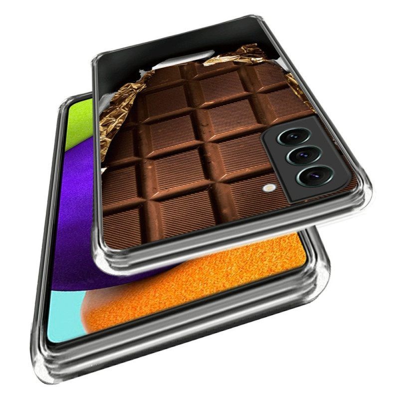 Telefoonhoesje voor Samsung Galaxy S23 5G Flexibele Chocolade