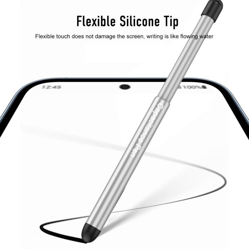 Telefoonhoesje voor Samsung Galaxy Z Flip 4 Bescherming Hoesje Folio-hoesje Stylushouder Met Volledige Bescherming
