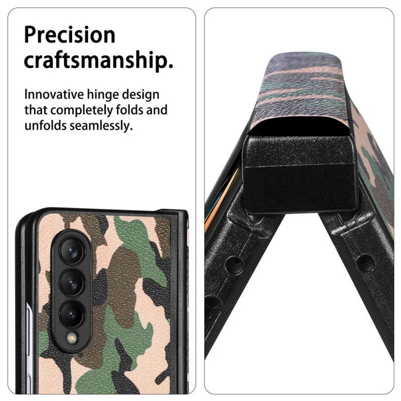 Telefoonhoesje voor Samsung Galaxy Z Fold 4 Camouflage