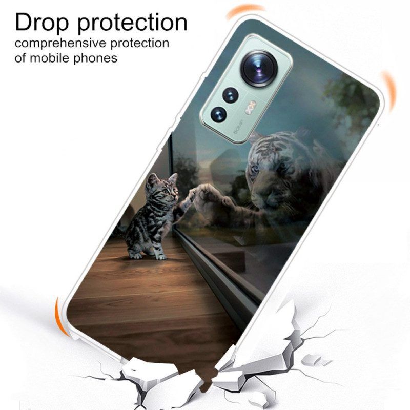 Telefoonhoesje voor Xiaomi 12 Pro Kitten Droom Siliconen