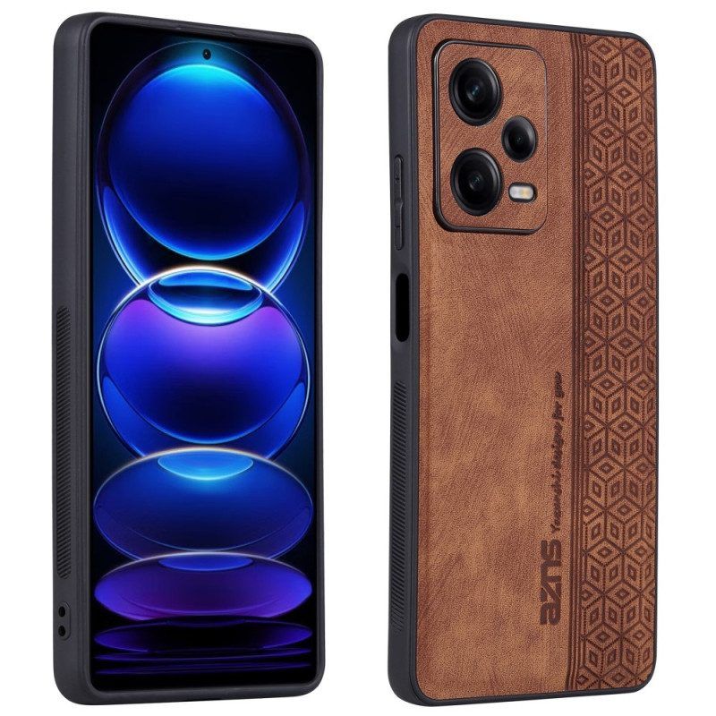 Telefoonhoesje voor Xiaomi Redmi Note 12 Pro Azns Ledereffect